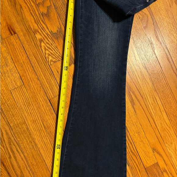 Express Women's Dark Flare Jeans - Picture 4 of 11